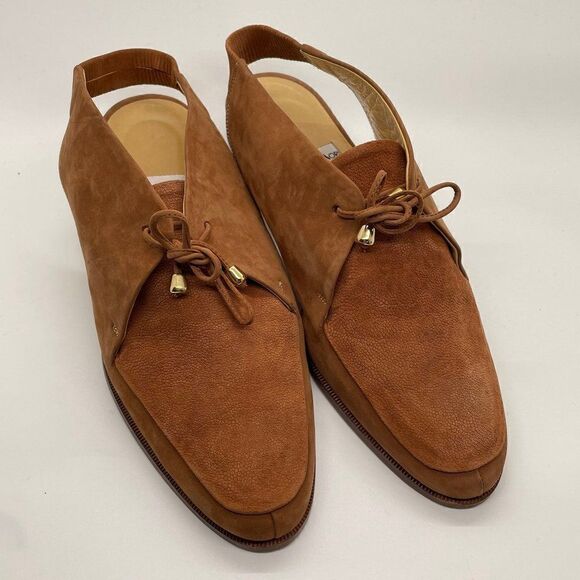 Gianrico Mori  Made In Italy  Flat Loafer Style Sling Back Sandal Mule Shoes 36 - Picture 1 of 10